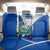 El Salvador National Flag Back Car Seat Cover with Coat of Arms and Blue White Stripes Design - Wonder Print Shop