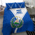 El Salvador National Flag Bedding Set with Coat of Arms and Blue White Stripes Design - Wonder Print Shop
