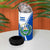 El Salvador National Flag 4 in 1 Can Cooler Tumbler with Coat of Arms and Blue White Stripes Design - Wonder Print Shop