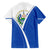 El Salvador National Flag Family Matching Long Sleeve Bodycon Dress and Hawaiian Shirt with Coat of Arms and Blue White Stripes Design - Wonder Print Shop
