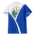 El Salvador National Flag Hawaiian Shirt with Coat of Arms and Blue White Stripes Design - Wonder Print Shop