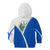 El Salvador National Flag Kid Hoodie with Coat of Arms and Blue White Stripes Design - Wonder Print Shop
