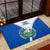 El Salvador National Flag Rubber Doormat with Coat of Arms and Blue White Stripes Design - Wonder Print Shop