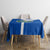 El Salvador National Flag Tablecloth with Coat of Arms and Blue White Stripes Design - Wonder Print Shop