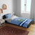 El Salvador Tribal Pattern Bedding Set with National Coat of Arms and Blue White Theme - Wonder Print Shop