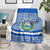 El Salvador Tribal Pattern Blanket with National Coat of Arms and Blue White Theme - Wonder Print Shop