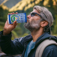 El Salvador Tribal Pattern 4 in 1 Can Cooler Tumbler with National Coat of Arms and Blue White Theme - Wonder Print Shop