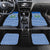 El Salvador Tribal Pattern Car Mats with National Coat of Arms and Blue White Theme - Wonder Print Shop