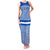 El Salvador Tribal Pattern Family Matching Tank Maxi Dress and Hawaiian Shirt with National Coat of Arms and Blue White Theme - Wonder Print Shop