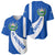 El Salvador Coat of Arms Baseball Jersey with Curved Text and Blue Patterned Background - Wonder Print Shop