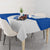 El Salvador Coat of Arms Tablecloth with Curved Text and Blue Patterned Background - Wonder Print Shop