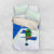 El Salvador National Symbol Bedding Set with Torogoz Bird and Flag Map Design - Wonder Print Shop