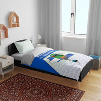 El Salvador National Symbol Bedding Set with Torogoz Bird and Flag Map Design - Wonder Print Shop