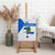 El Salvador National Symbol Canvas Wall Art with Torogoz Bird and Flag Map Design - Wonder Print Shop