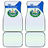 El Salvador National Symbol Car Mats with Torogoz Bird and Flag Map Design - Wonder Print Shop