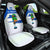 El Salvador National Symbol Car Seat Cover with Torogoz Bird and Flag Map Design - Wonder Print Shop