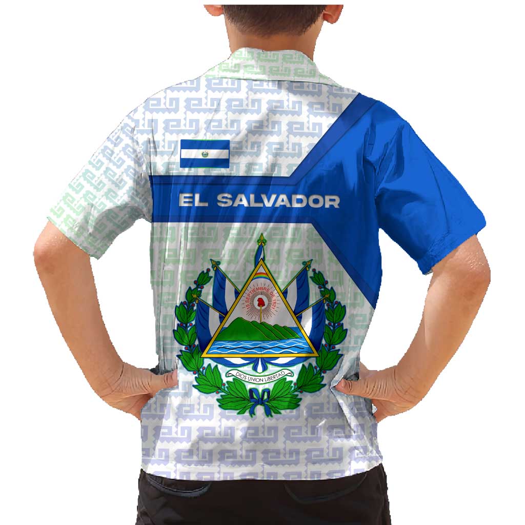 El Salvador National Symbol Family Matching Mermaid Dress and Hawaiian Shirt with Torogoz Bird and Flag Map Design - Wonder Print Shop