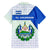 El Salvador National Symbol Family Matching Off Shoulder Short Dress and Hawaiian Shirt with Torogoz Bird and Flag Map Design - Wonder Print Shop