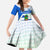 El Salvador National Symbol Family Matching Summer Maxi Dress and Hawaiian Shirt with Torogoz Bird and Flag Map Design - Wonder Print Shop