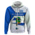 El Salvador National Symbol Hoodie with Torogoz Bird and Flag Map Design - Wonder Print Shop