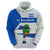 El Salvador National Symbol Hoodie with Torogoz Bird and Flag Map Design - Wonder Print Shop