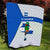El Salvador National Symbol Quilt with Torogoz Bird and Flag Map Design - Wonder Print Shop