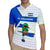 El Salvador National Symbol Rugby Jersey with Torogoz Bird and Flag Map Design - Wonder Print Shop