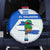 El Salvador National Symbol Spare Tire Cover with Torogoz Bird and Flag Map Design - Wonder Print Shop