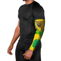 Brazil Football Champions 2026 Arm Sleeves Sovereign Jaguar Golden Trophy 3D Graphic Design