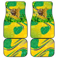 Brazil Football Champions 2026 Car Mats Sovereign Jaguar Golden Trophy 3D Graphic Design