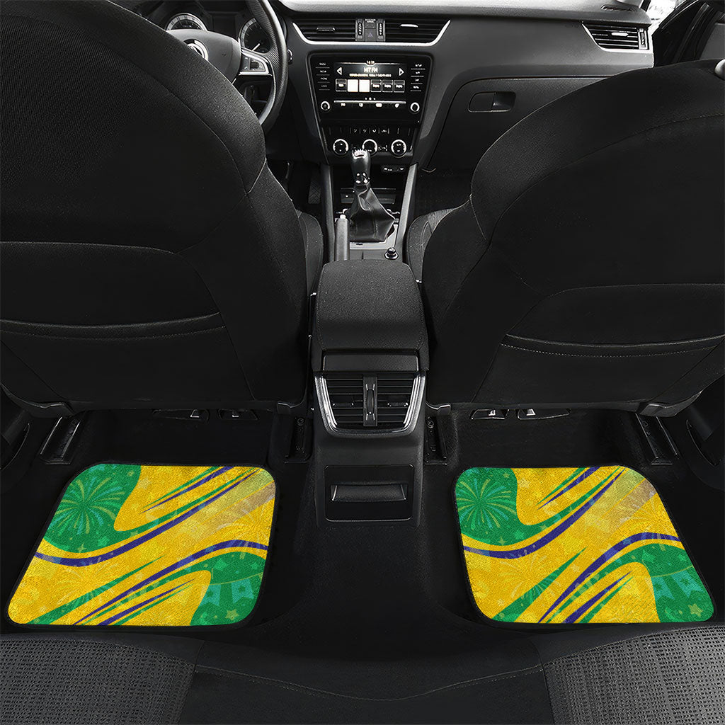 Brazil Football Champions 2026 Car Mats Sovereign Jaguar Golden Trophy 3D Graphic Design