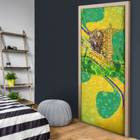 Brazil Football Champions 2026 Door Cover Sovereign Jaguar Golden Trophy 3D Graphic Design