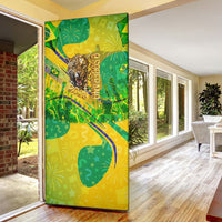 Brazil Football Champions 2026 Door Cover Sovereign Jaguar Golden Trophy 3D Graphic Design