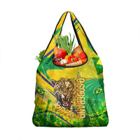 Brazil Football Champions 2026 Grocery Bag Sovereign Jaguar Golden Trophy 3D Graphic Design