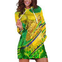 Brazil Football Champions 2026 Hoodie Dress Sovereign Jaguar Golden Trophy 3D Graphic Design