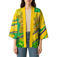 Brazil Football Champions 2026 Kimono Sovereign Jaguar Golden Trophy 3D Graphic Design