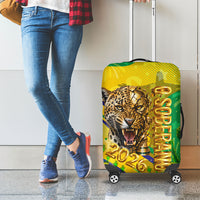 Brazil Football Champions 2026 Luggage Cover Sovereign Jaguar Golden Trophy 3D Graphic Design