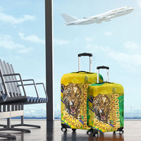 Brazil Football Champions 2026 Luggage Cover Sovereign Jaguar Golden Trophy 3D Graphic Design