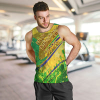 Brazil Football Champions 2026 Men Tank Top Sovereign Jaguar Golden Trophy 3D Graphic Design
