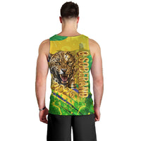 Brazil Football Champions 2026 Men Tank Top Sovereign Jaguar Golden Trophy 3D Graphic Design