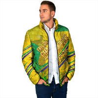 Brazil Football Champions 2026 Padded Jacket Sovereign Jaguar Golden Trophy 3D Graphic Design