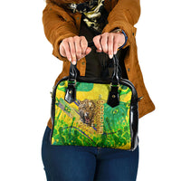 Brazil Football Champions 2026 Shoulder Handbag Sovereign Jaguar Golden Trophy 3D Graphic Design