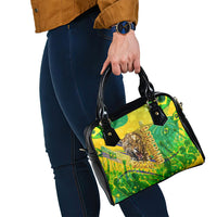 Brazil Football Champions 2026 Shoulder Handbag Sovereign Jaguar Golden Trophy 3D Graphic Design