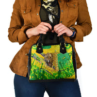 Brazil Football Champions 2026 Shoulder Handbag Sovereign Jaguar Golden Trophy 3D Graphic Design
