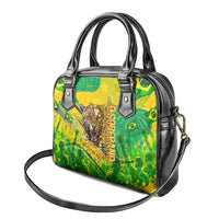 Brazil Football Champions 2026 Shoulder Handbag Sovereign Jaguar Golden Trophy 3D Graphic Design