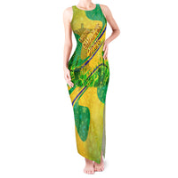 Brazil Football Champions 2026 Tank Maxi Dress Sovereign Jaguar Golden Trophy 3D Graphic Design