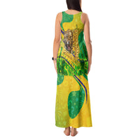 Brazil Football Champions 2026 Tank Maxi Dress Sovereign Jaguar Golden Trophy 3D Graphic Design