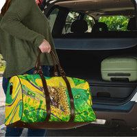 Brazil Football Champions 2026 Travel Bag Sovereign Jaguar Golden Trophy 3D Graphic Design