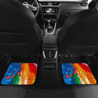 Personalized Brazil 6 Time World Football Champion 2026 Car Mats Hexa Brasil Jaguar Mascot - Graffiti Splash Art