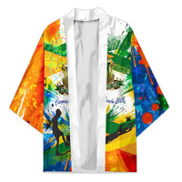 Personalized Brazil 6 Time World Football Champion 2026 Kimono Hexa Brasil Jaguar Mascot - Graffiti Splash Art